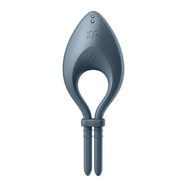 Satisfyer Bullseye Vibro Ring Lasso Xanh Đậm Kéo Dài