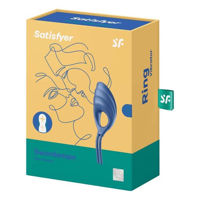 Satisfyer Swordsman Vòng Rung Lasso Xanh Siêu Kéo Chặt