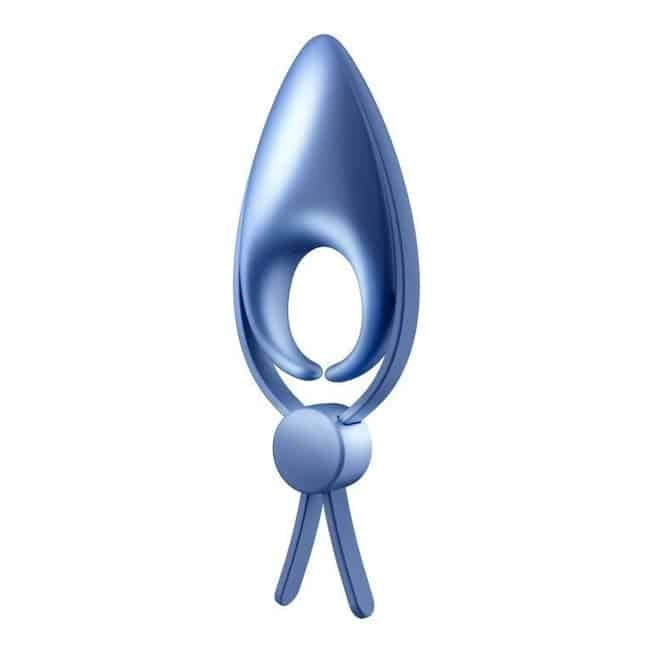 Satisfyer Sniper Lasso Ring Xanh Rung Lâu Mạnh Đôi