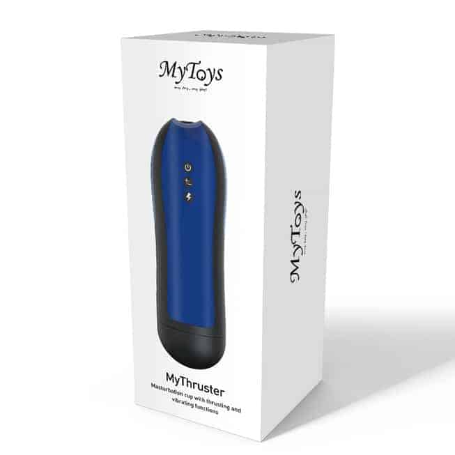 MyToys MyThruster Máy Bay Cup Xanh Moan Rung