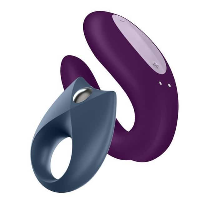 Satisfyer Partner Box 2 vòng rung vibrador đôi app đôi lứa