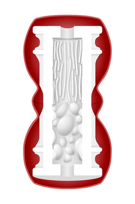MensMax Gear Red Nhật 16cm – Masturbator Thông Minh Siêu Phẩm!