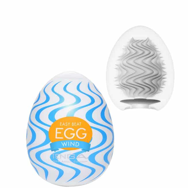 Tenga Egg Wonder Wind Trắng 6.1cm Siêu Mỏng Sục Siêu Sướng