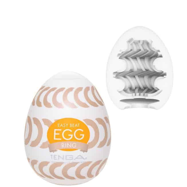Tenga Egg Wonder Ring Trứng Trắng TPE 6.1cm Bất Ngờ