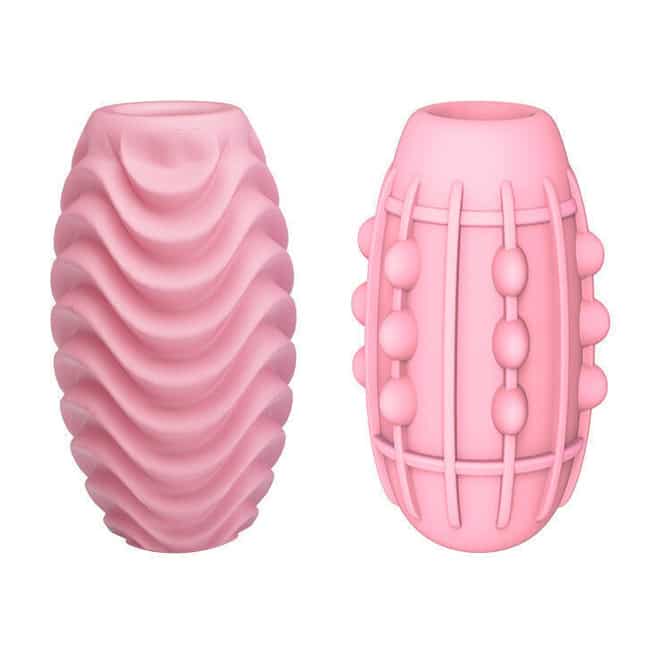 Masturbator Baile Passionate Đôi Hồng TPR Mạnh