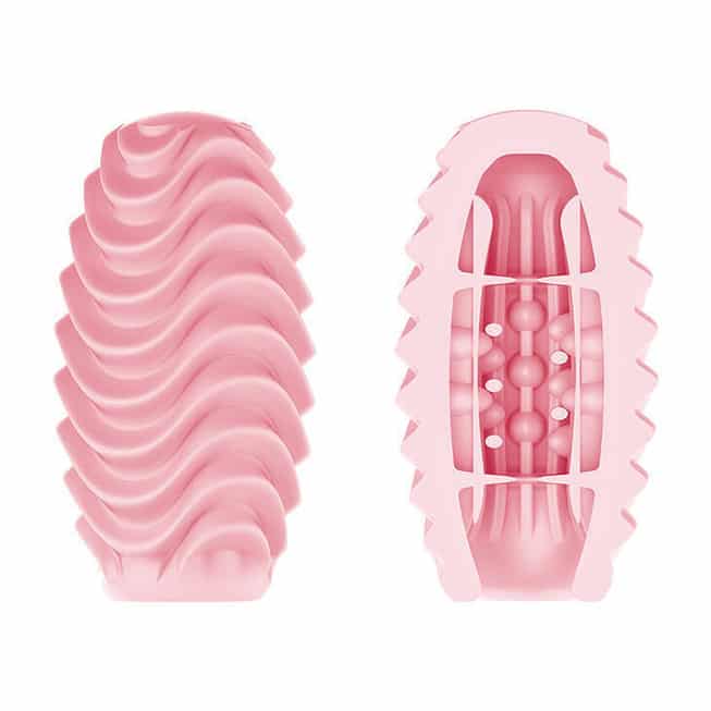 Masturbator Baile Passionate Đôi Hồng TPR Mạnh