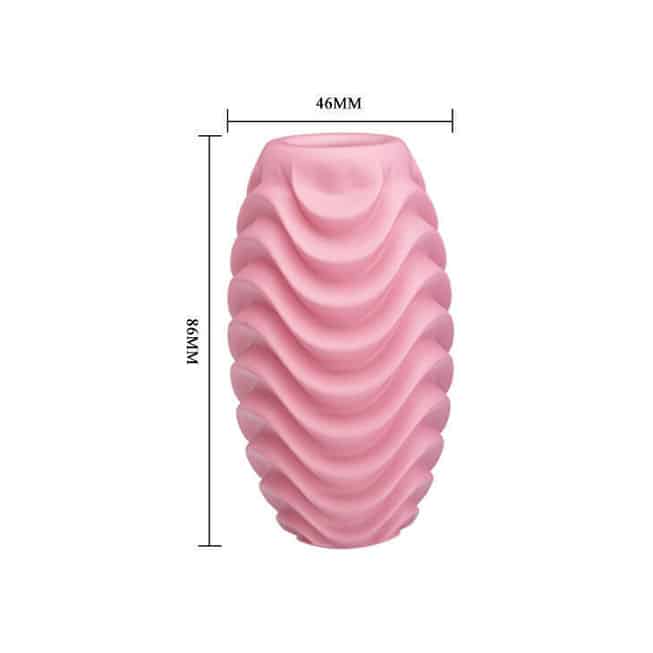 Masturbator Baile Passionate Đôi Hồng TPR Mạnh