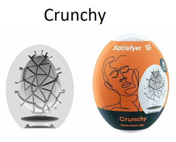 Masturbator Satisfyer Egg Crunchy Tự Bôi Trơn