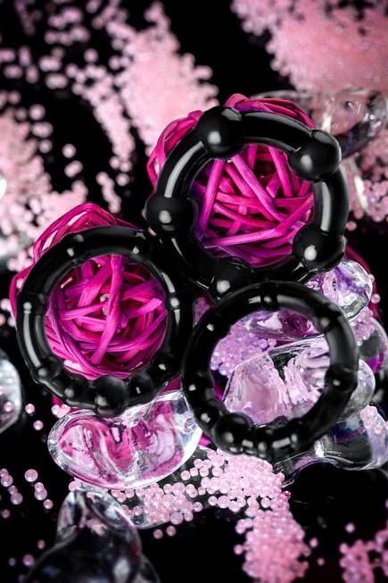 Bộ Vòng Cock Ring A-Toys Đen TPE Kéo Dài Siêu Bền