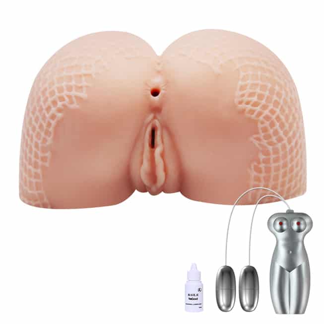 Baile Masturbator Rung Đôi TPR Thật Sướng 15cm