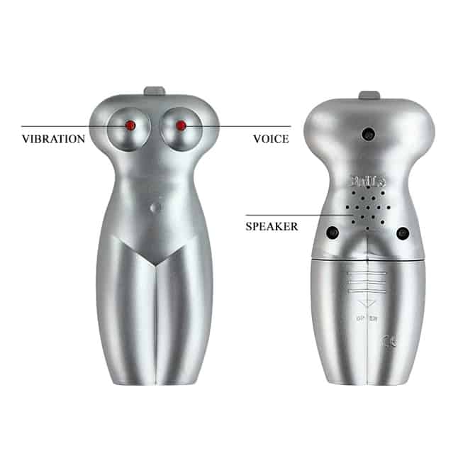 Baile Masturbator Rung Đôi TPR Thật Sướng 15cm