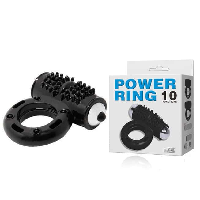 Baile Power Ring 10 Rung Đen Tăng Cứng Dài