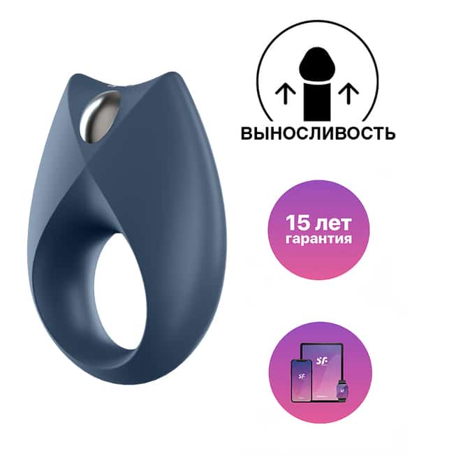 Vibro кольцо Satisfyer Royal One xanh app điều khiển cực sướng 