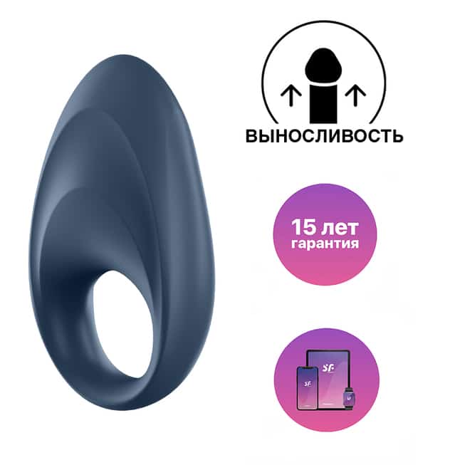 Satisfyer Mighty One Vòng Rung Xanh App Điều Khiển