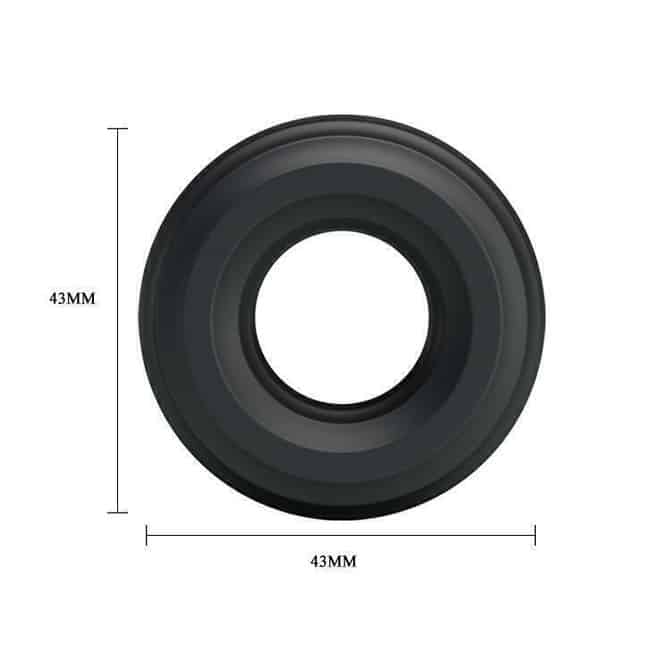 Baile Ring Baile Thick Black 4.3cm Giữ Cương