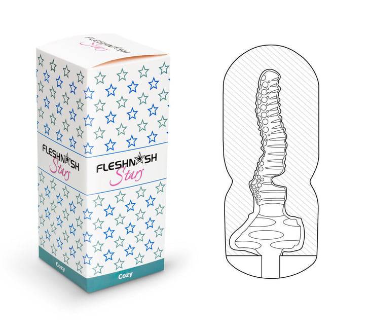 Fleshlight Cozy Touch Masturbator Trắng 15cm