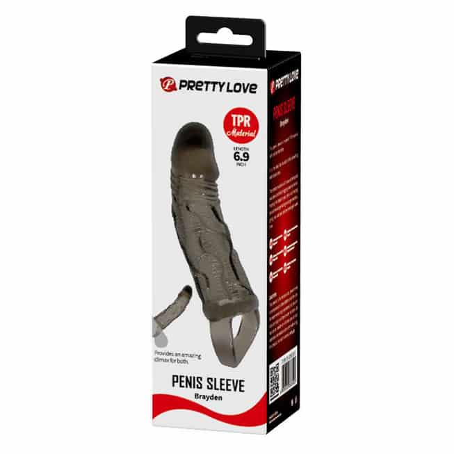 Vòng đeo Pretty Love đen giữ tinh hoàn 3.7cm