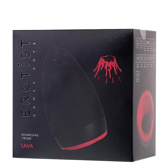 Erotist Lava Masturbator Đen Nóng Rung