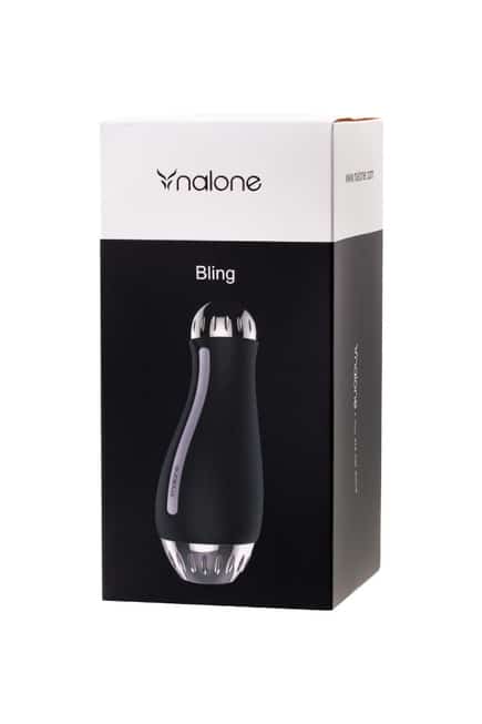 Nalone Bling Masturbator Đen 19.8cm TPE Bùng Nổ