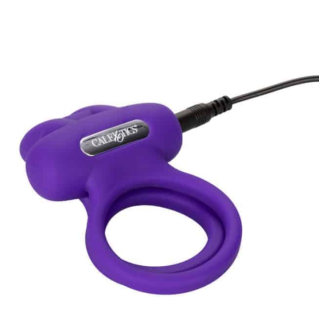 Nhẫn Vibro Rabbit Tím CalExotics Rung Mạnh Cương Cứng