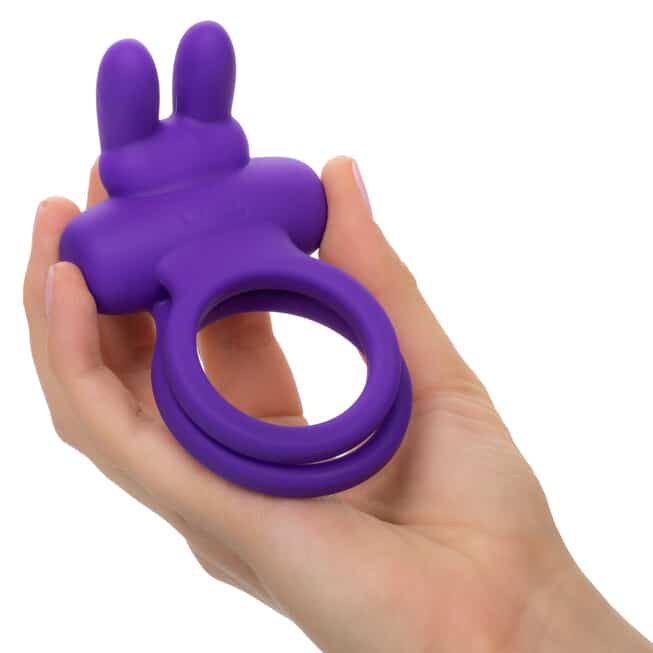 Nhẫn Vibro Rabbit Tím CalExotics Rung Mạnh Cương Cứng