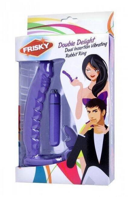 Vibro Nasadka Double Delight Tím Siêu Thỏa Mãn