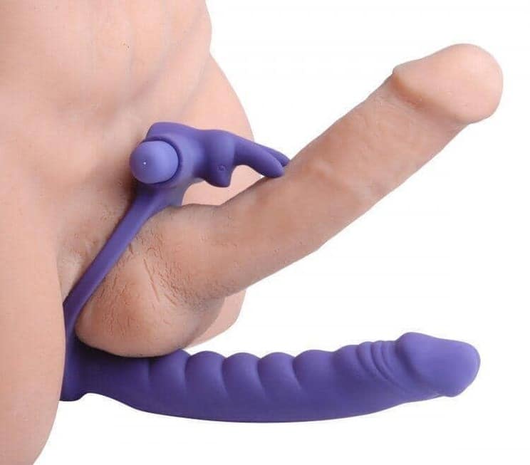 Vibro Nasadka Double Delight Tím Siêu Thỏa Mãn