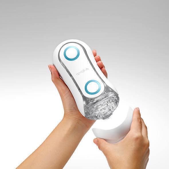 Tenga Flip Orb Blue Rush Cup Trắng Siêu Hút
