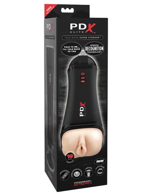 PipeDream Talk Back Stroker Rung Nói Siêu Thật