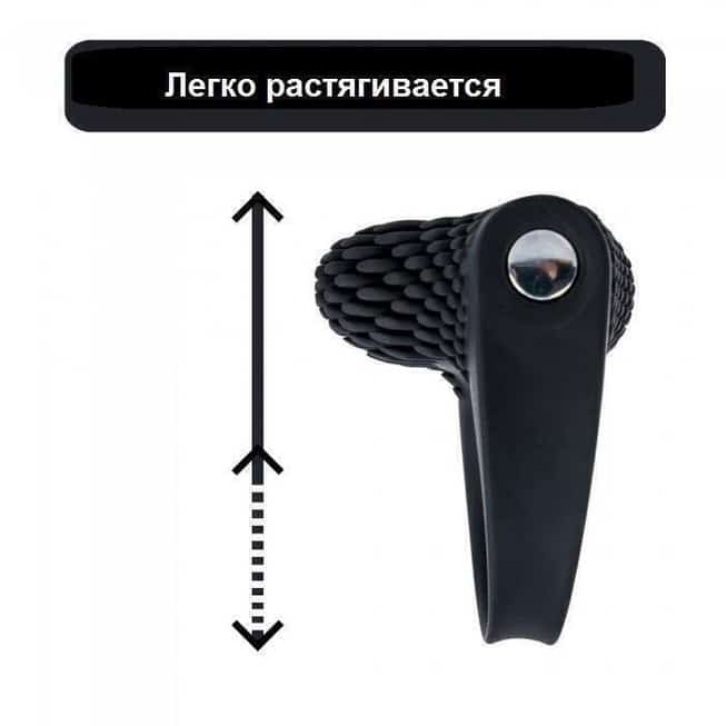 Zemalia Armour Svakom Vòng Rung Clit Đen 3-4cm Cặp Đôi