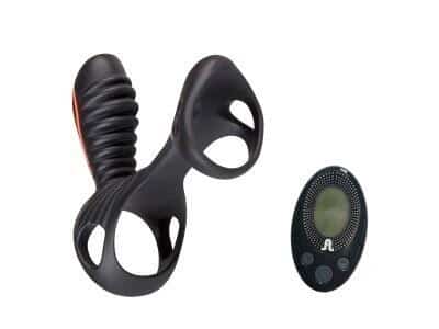 Nasadka Gladiator Vibro Đen Clit Remote Đôi Siêu Sướng