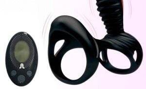 Nasadka Gladiator Vibro Đen Clit Remote Đôi Siêu Sướng