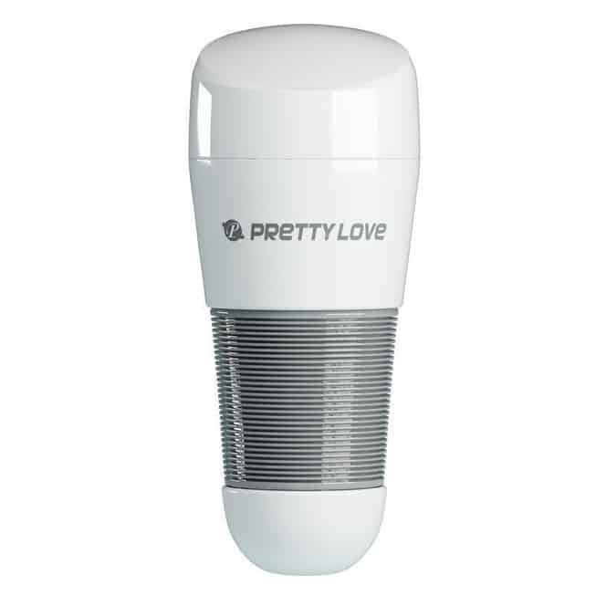 Pretty Love Kitty masturbator âm đạo TPR trắng 20.5cm