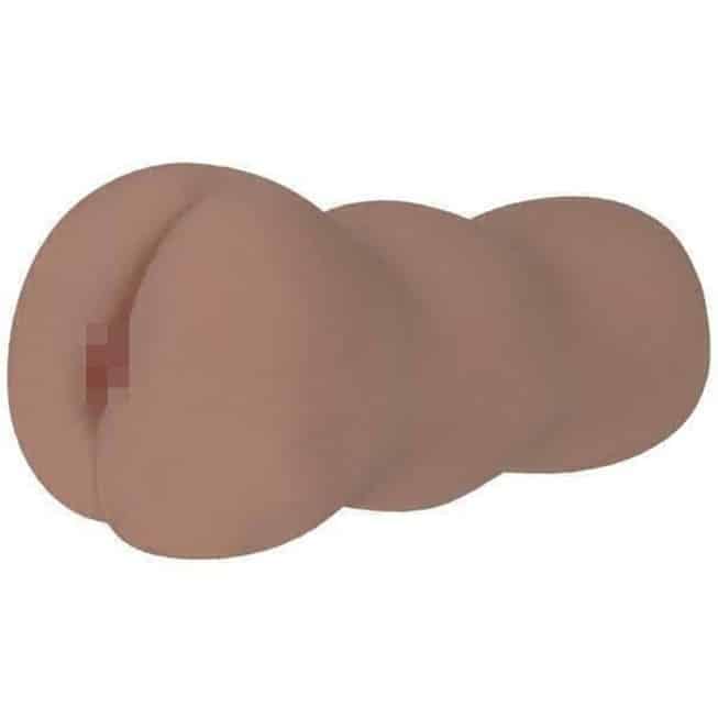 Kokos Tongggo Black Angel Anal Masturbator Đôi Lớp Nâu Thật