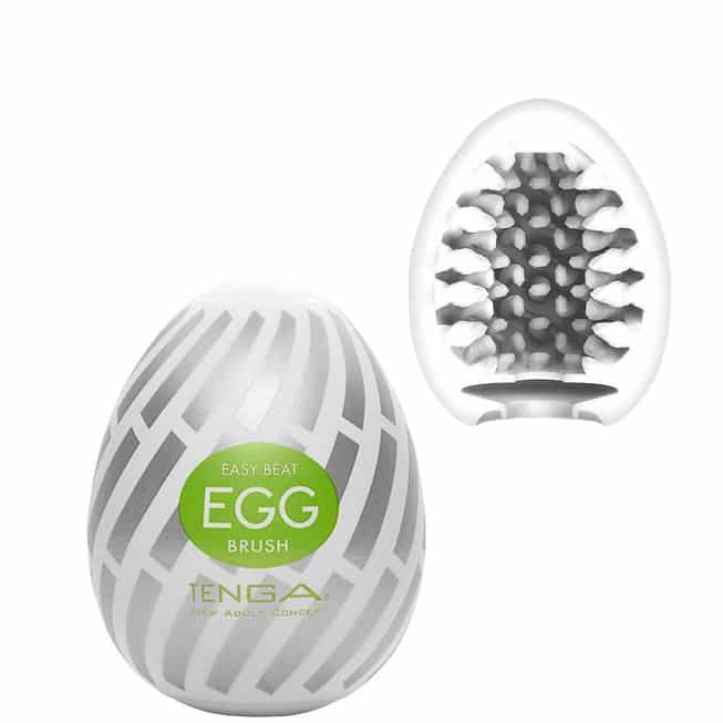 Tenga Egg Brush Trắng 6cm Siêu Mịn Thỏa Mãn