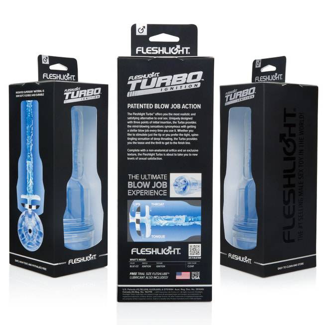 Fleshlight Turbo Ignition Blue Ice Siêu Mút 25cm