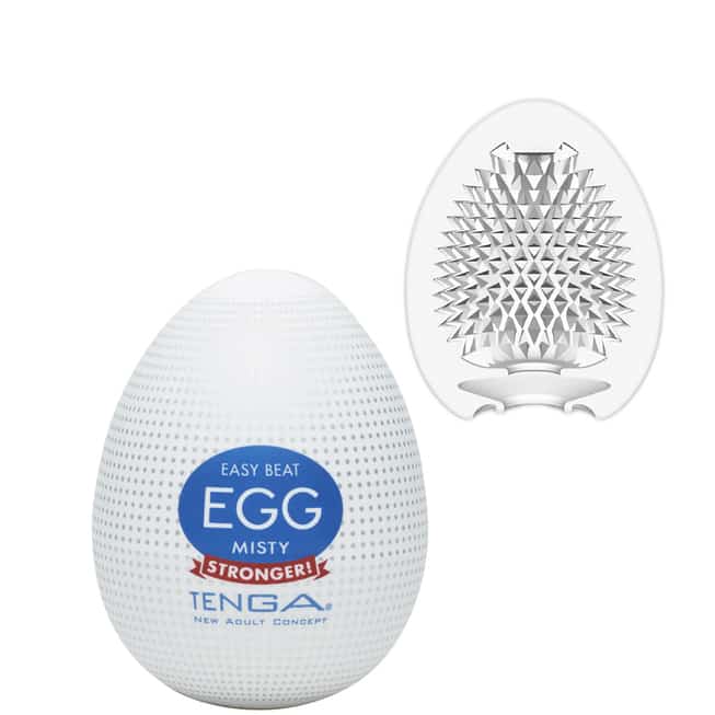 Tenga Egg Hard-Boiled Misty Trắng Boiled
