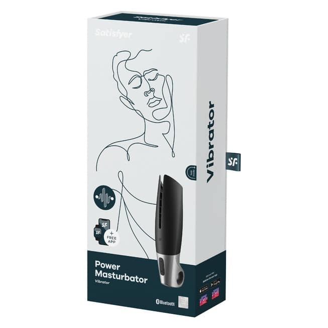 Satisfyer Men Power Masturbator Đen Siêu Mạnh App