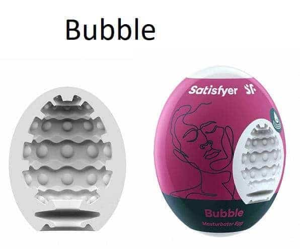 Satisfyer Egg Bubble Masturbator Tự Bôi Trơn Trứng