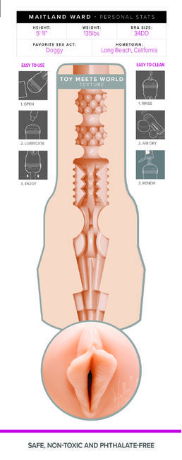 Fleshlight Maitland Ward Vagina Trắng 25cm Siêu Chất