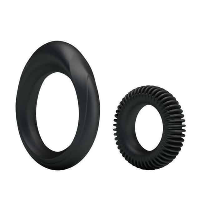 Baile Ring Manhood Set Nhẫn Cương Đen