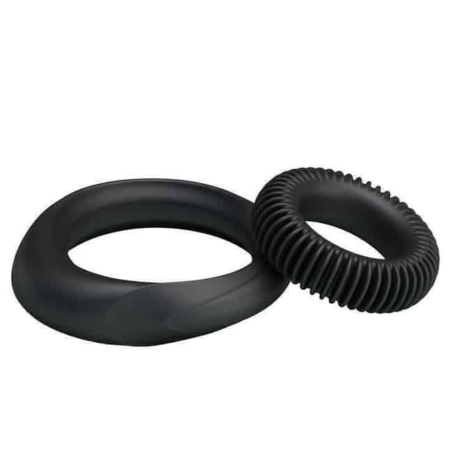 Baile Ring Manhood Nhẫn Cương Đen Set