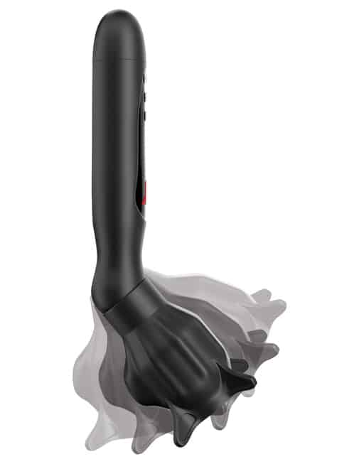 Roto-Sucker Masturbator Đen Hút Quay 25cm