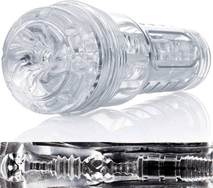 Fleshlight GO Torque Ice mastubator trong suốt 20cm