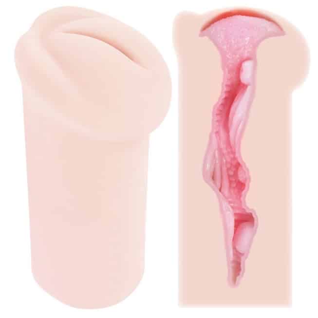 Kokos Haru Vagina Masturbator TPE Đôi Lớp