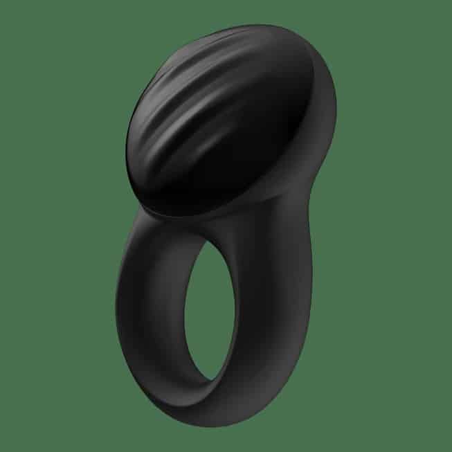 Satisfyer Signet Ring Đen App Đường Kính 7.6cm Textured