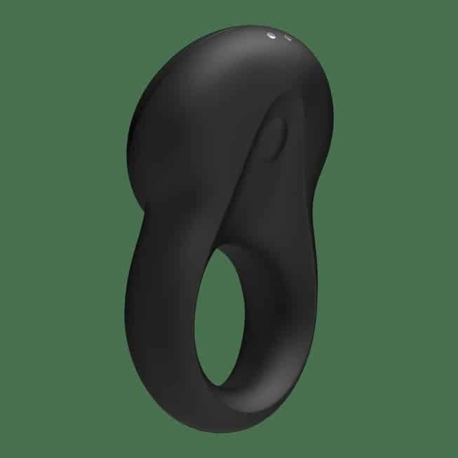 Satisfyer Signet Ring Đen App Đường Kính 7.6cm Textured