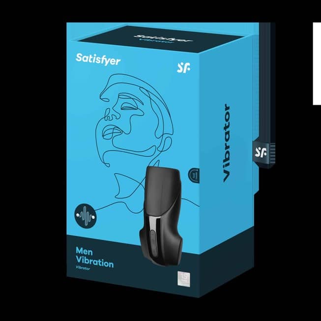 Satisfyer Men Vibration Đen 14cm Nam Rung Đỉnh
