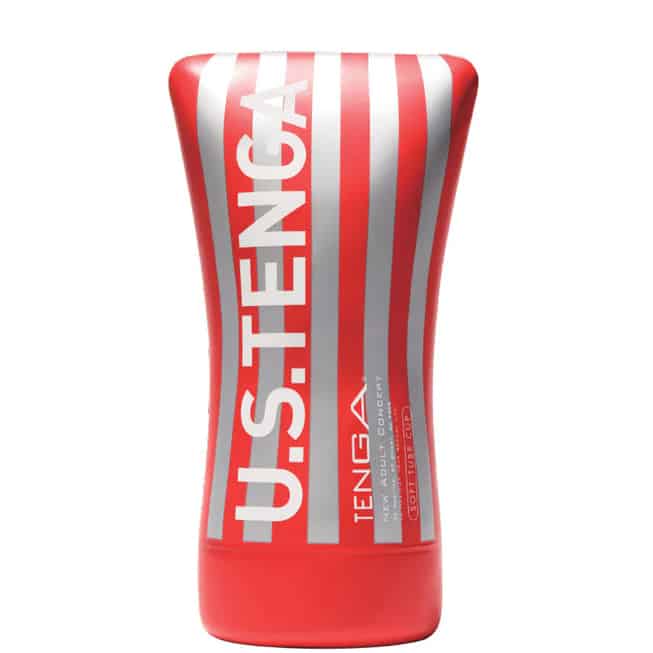 Tenga Soft Tube Cup đỏ lớn mềm mại kích thích mạnh