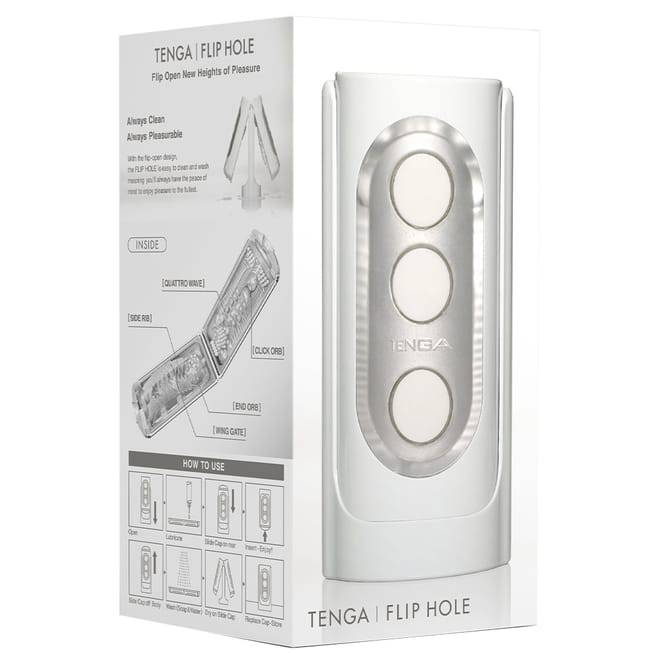 Tenga Flip Hole mastubator trắng lật mở đa dạng